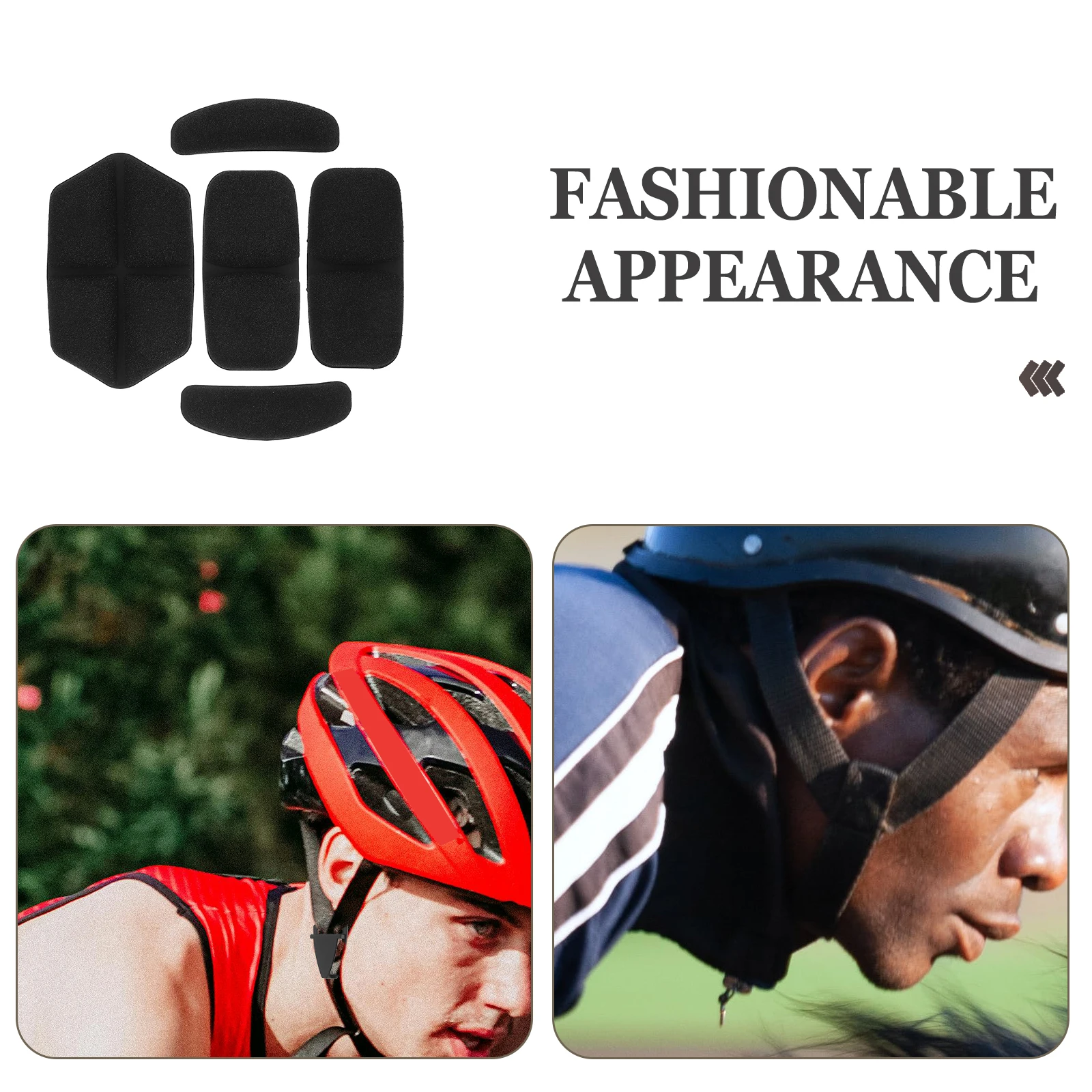 5 stks Fietsen Voering Elektrische Scooter Accessoires Padding Spons BikeHelmetPaddingKit BaseMotorcycleHelmen