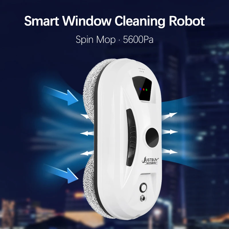 Thin Robot Vacuum Cleaner Window Cleaning Robot Window Cleaner Electric Glass Remote Control for Home