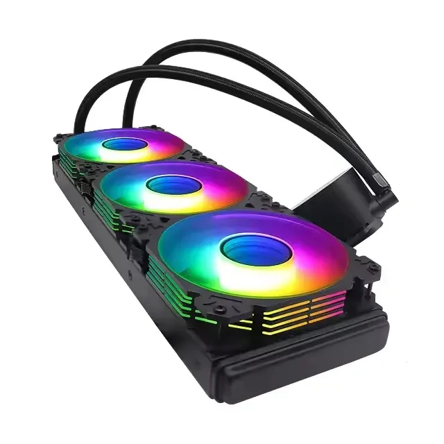 Wholesale 360mm Gaming Case Aio Liquid Computer Cooler Argb Pc Fan With Lighting Water Head For Gamer CPU