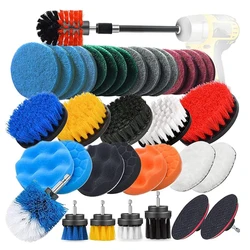 UNTIOR Multipurpose Car Cleaning Brush Set Electric Drill Attachment Tool Power Scrubber Brush Car Polisher Detailing Brush Kit