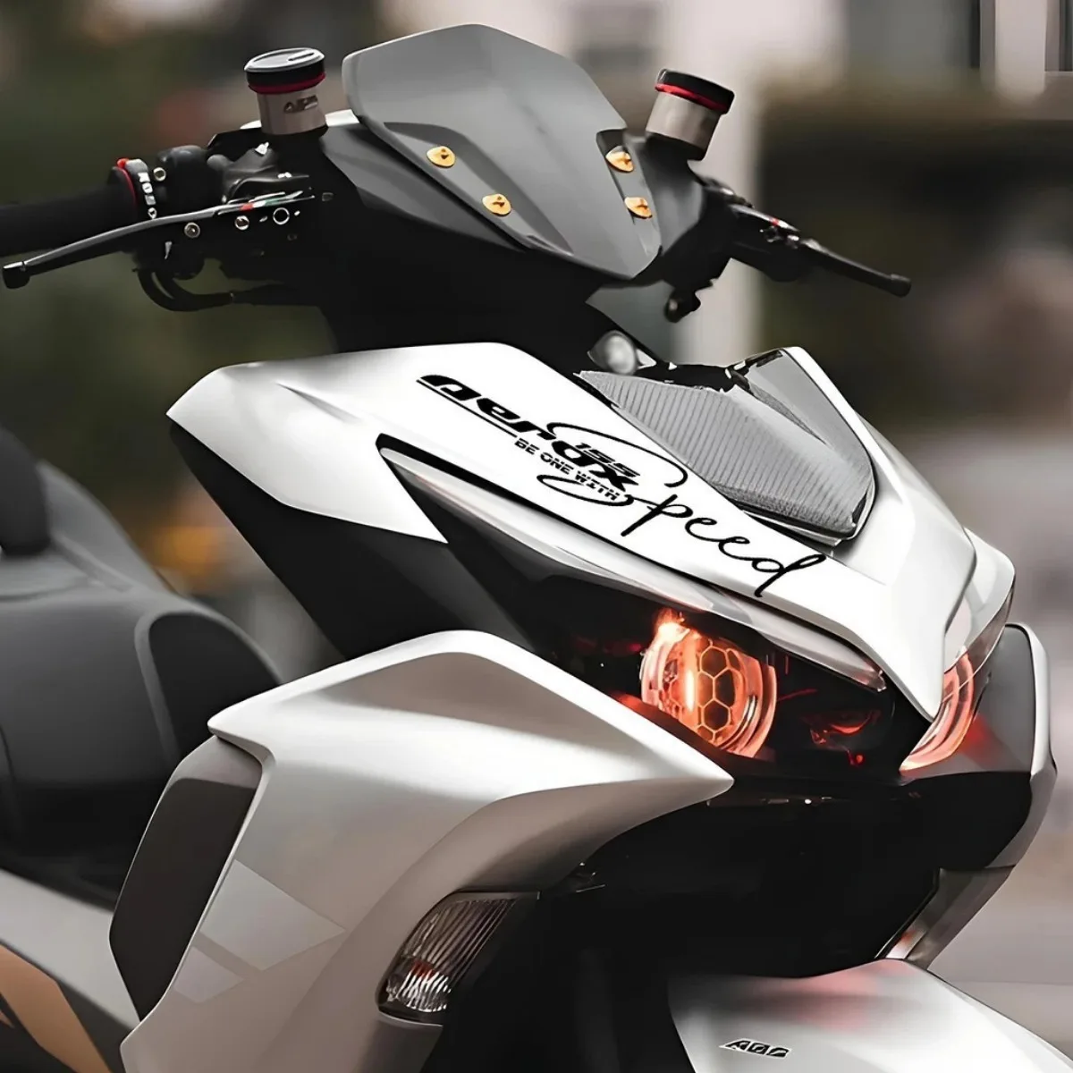 Reflective Waterproof Motorcycle Stickers Motor Bike Scooter Head Body Windshield Accessories Decal For YAMAHA AEROX155