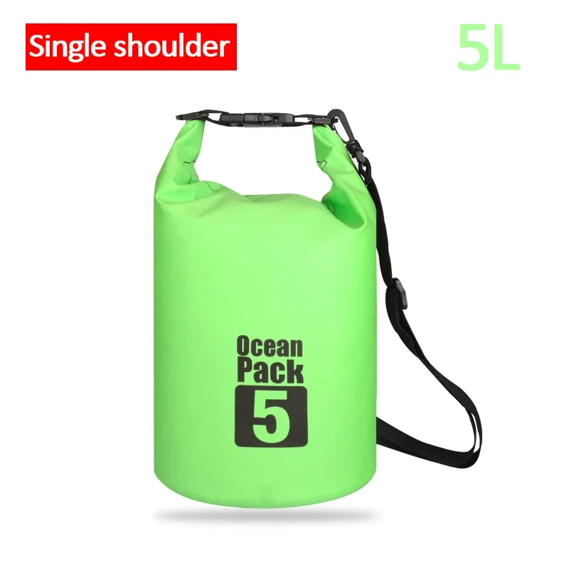 Wasserdichter PVC-Trockensack für Damen und Herren, 2 l/5 l/10 l/15 l/20 l/30 l, Outdoor-Sport-Aufbewahrungstasche für Kajakfahren, Bootfahren, Angeln, Schwimmen