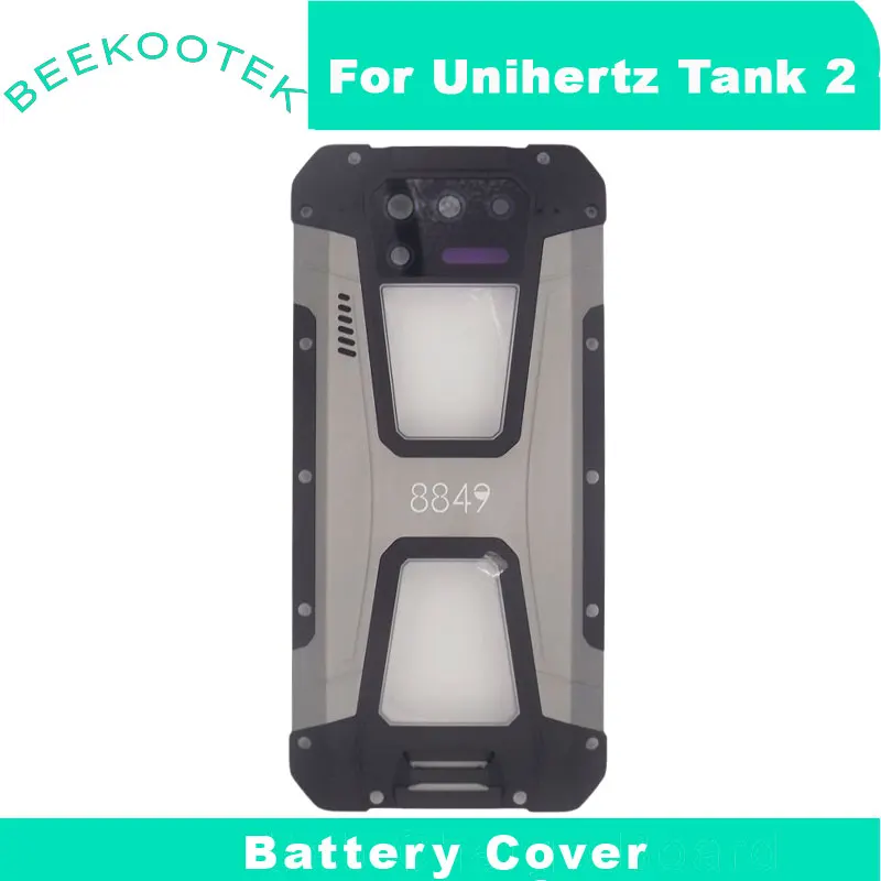 New Original Unihertz Tank 2 Battery Cover Back Case Cell Phone Housing Rear Camera Lens Accessories For Unihertz Tank 2 Phone