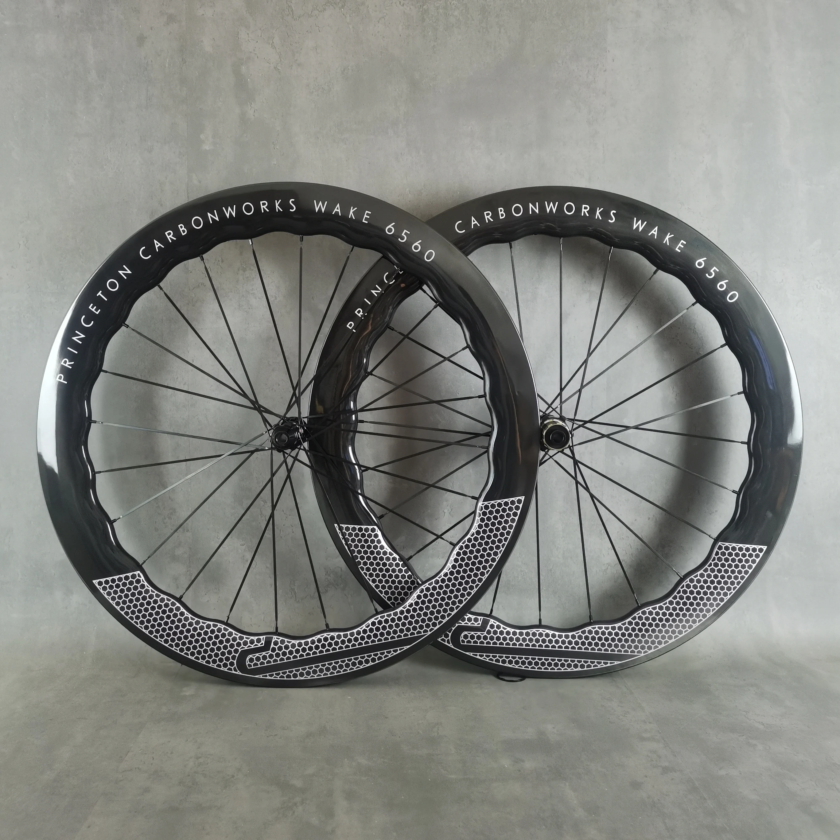 

700C Princeton Carbon Road Bike Wheelset, Disc Brake ,Clincher, Tubeless, Tubular Wheels, UD Glossy, Gold, Silver, Black Logo