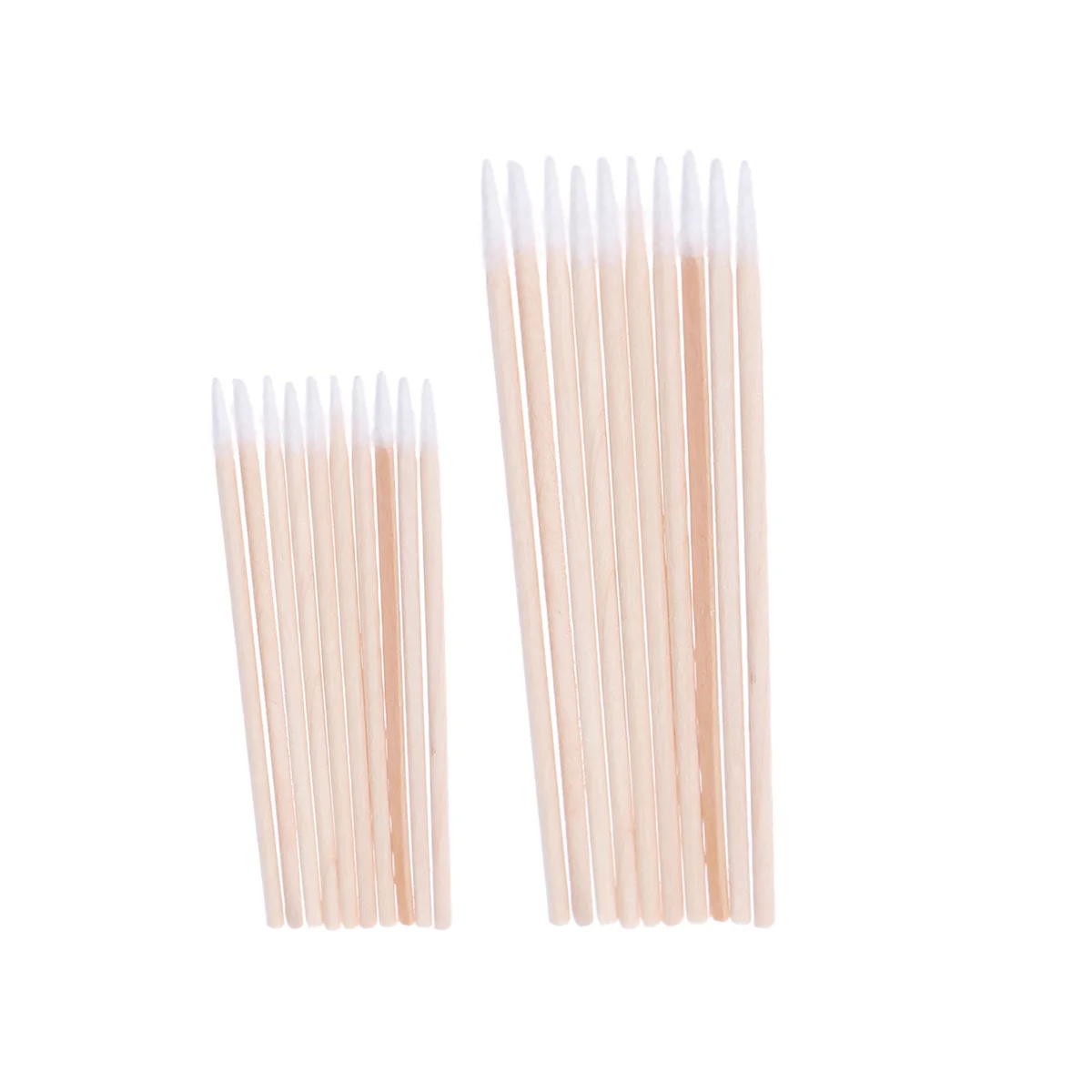 

200 PCS Makeup Cotton Swab Single Pointed Head Ear Cleaning Baking Soda Wooden Baby