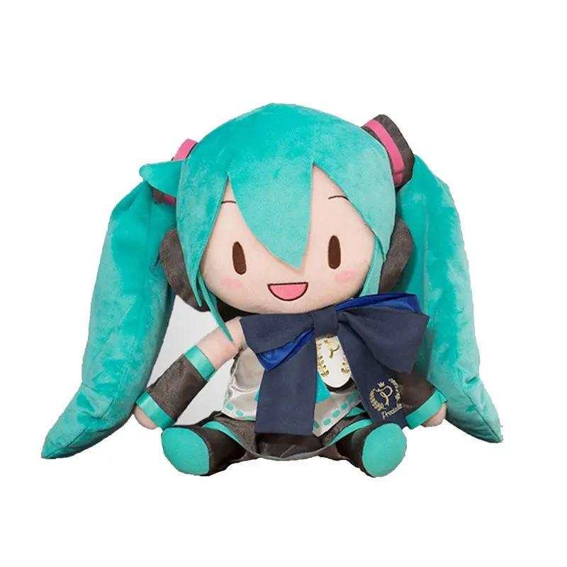 32Cm Kawaii Hatsune Miku Plush Doll Anime Plush Pillow Sofa Ornaments Room Decoration Birthday Present