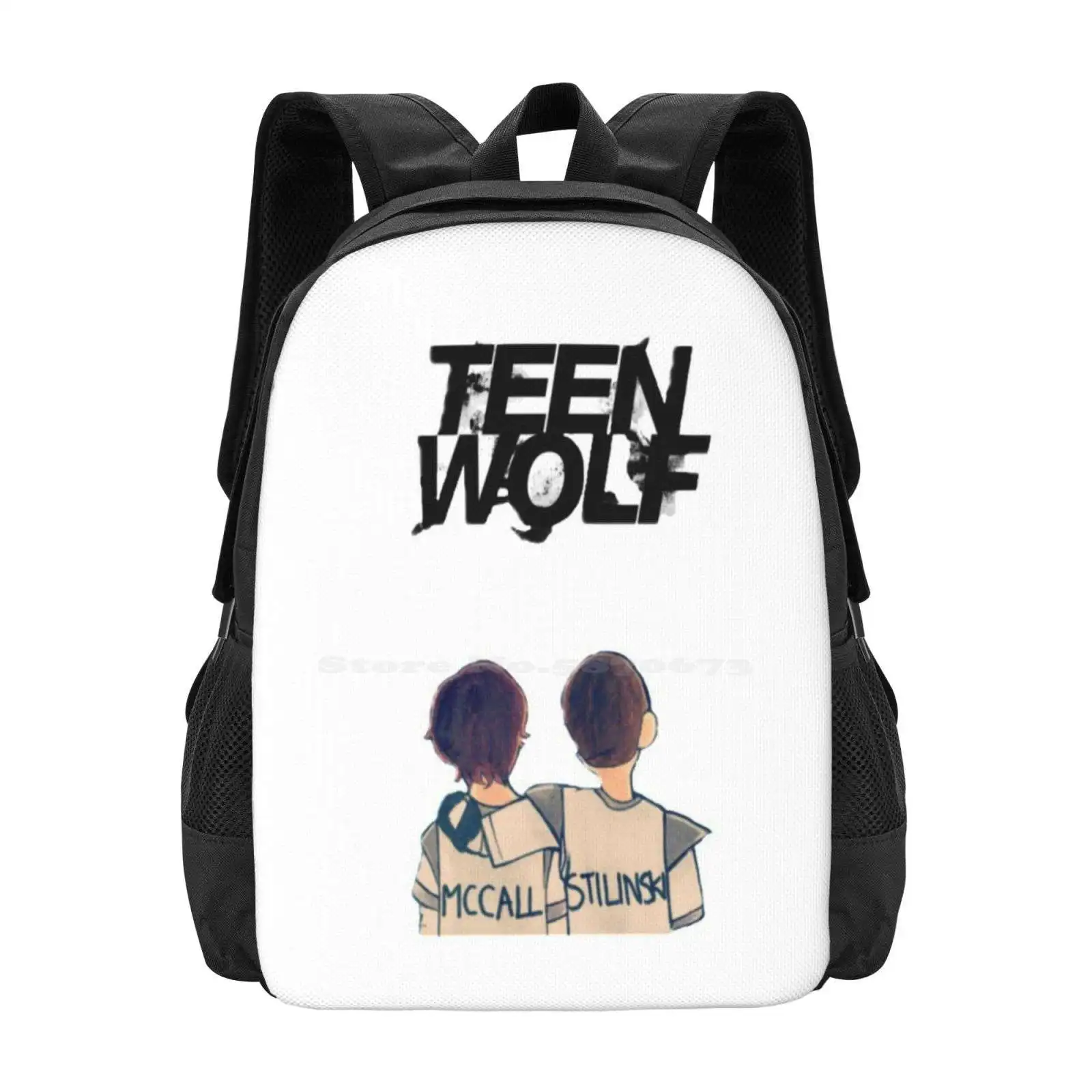 Teen Wolf Mccall And Stilinski Hot Sale Schoolbag Backpack Fashion Bags Teen Wolf Friendship Cool Mccall Stiles Stilinski