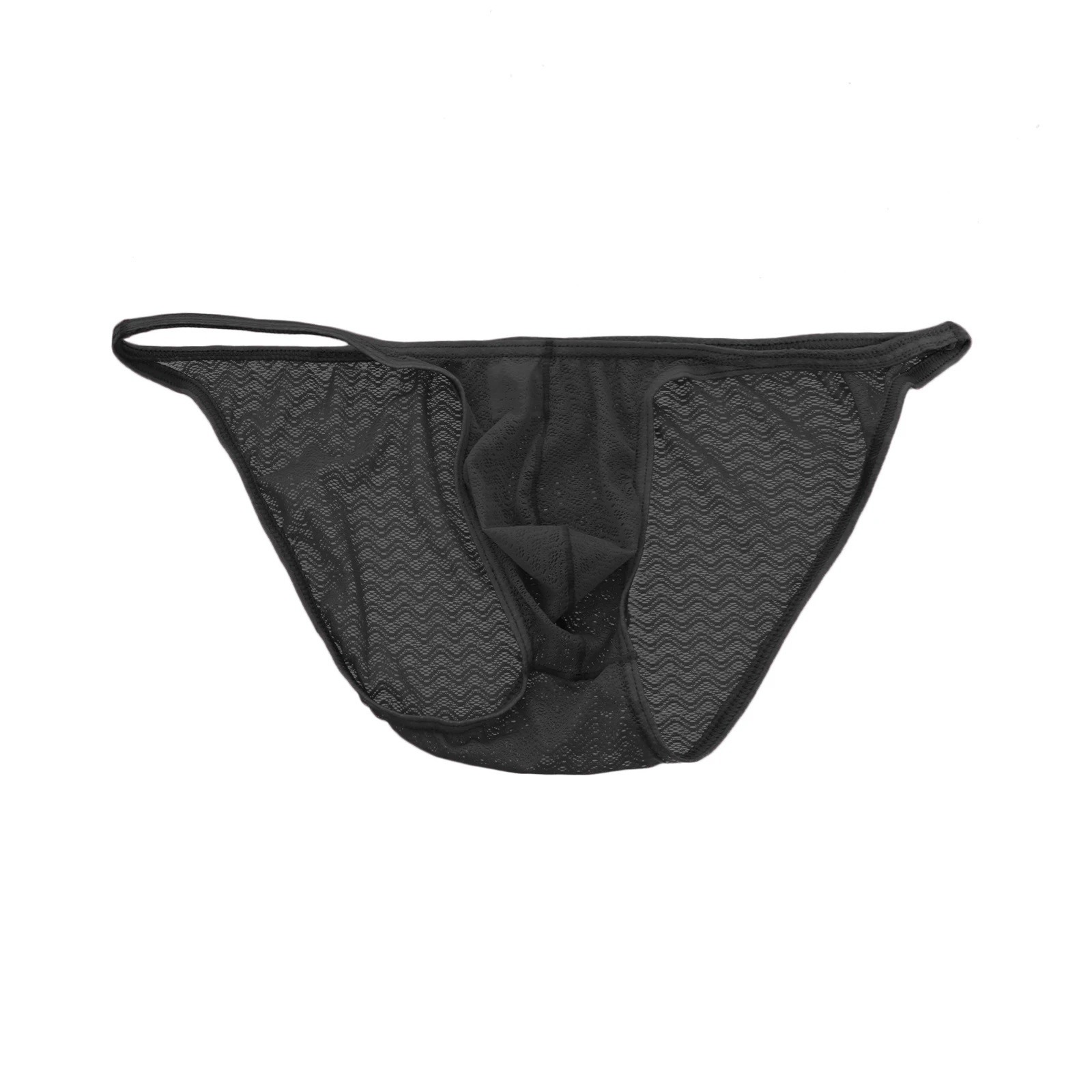 

Briefs Men's Breathable Ultra-thin U Pouch Underwear Lace Comfy Underpants Man Costume