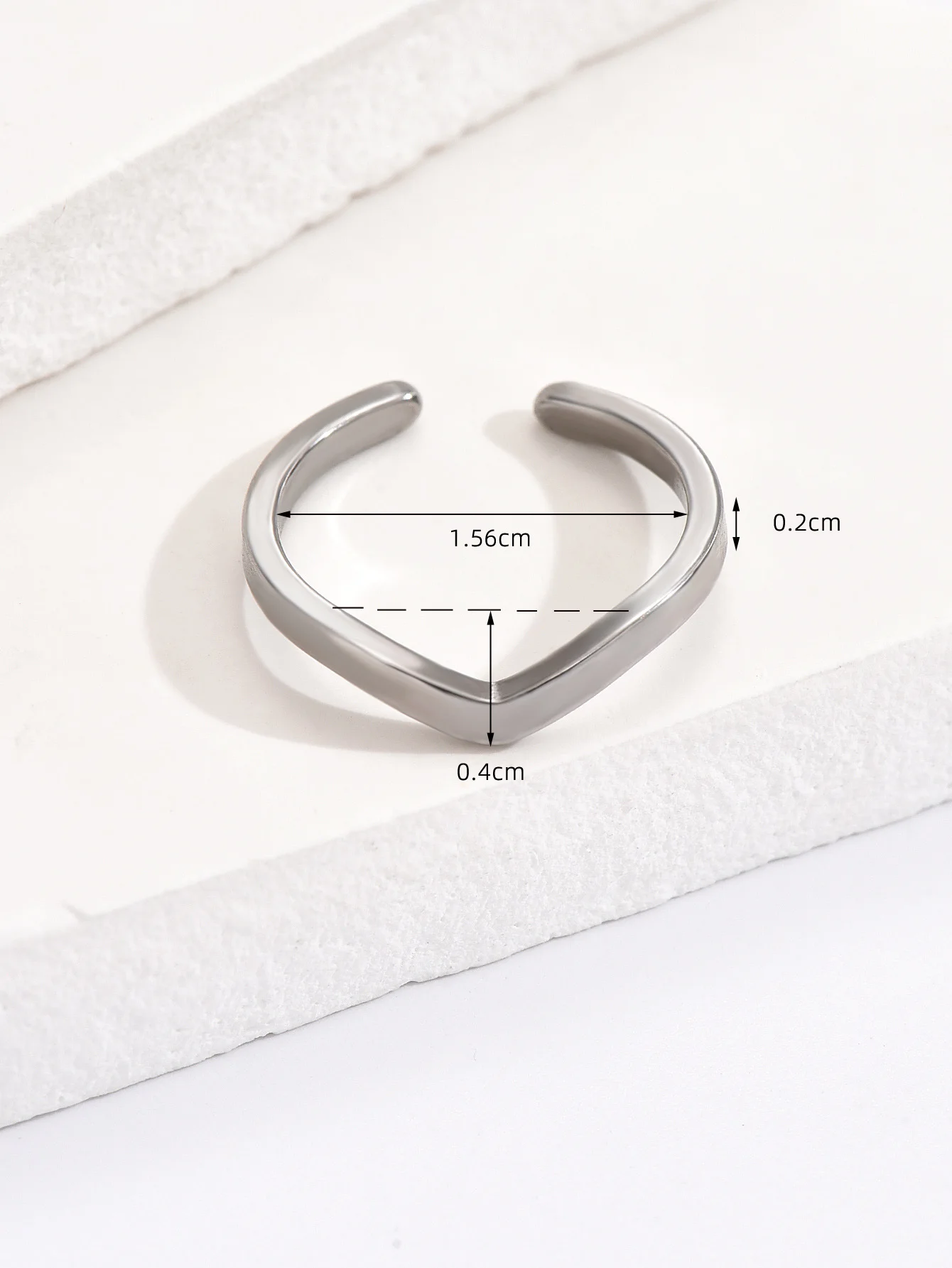 7pcs Adjustable Open Size Stainless Steel Toe Rings Set
