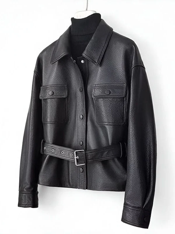 slimming-effect-leather-jaet-faionable-belted-waist-cinching-ort-sle-for-petite-women-spring-autumn-seasonal-wear