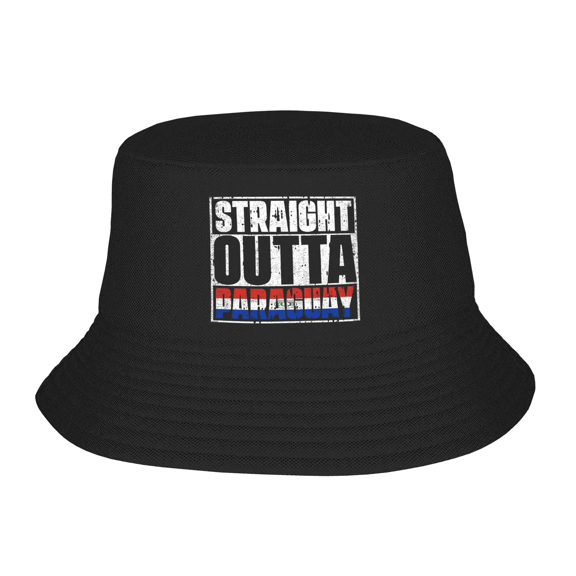 Paraguay Flag Bucket Hat Gift For Girls Lovely  Vocation Caps For Travel Lightweight