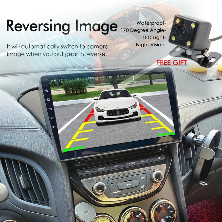 Wireless CarPlay AI Voice Android 13 Car Radio Stereo GPS For Huyndai Genesis Coupe 2013 2014 Multimedia Video Player Head Unit