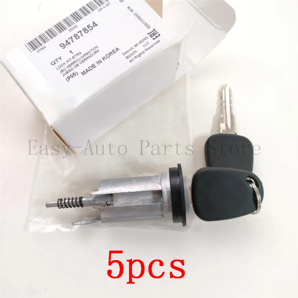 

5pcs Car Ignition Starter Switch Key Lock Cylinder S6460010 for D-aewoo S6460010 94787858 94787854