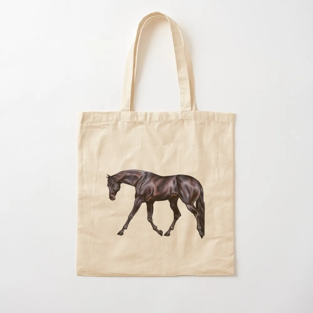 Black Appendix Quarter Horse Tote Bag Cloth bag Women's shopping bag cloth woman Women's handbag