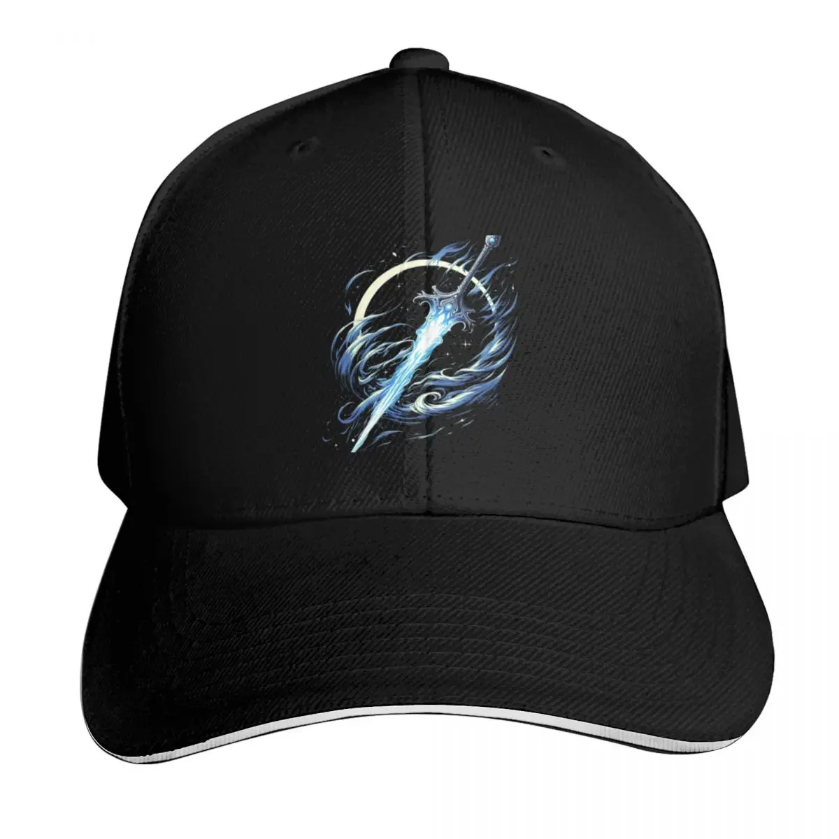 Moonlight Greatsword (Dark Souls) Baseball Cap Breathable Mesh Back Adjustable Buckle Closure Moisture Wicking Quick Dry