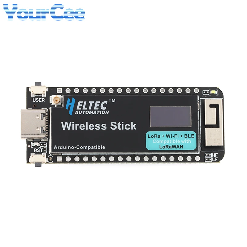 ESP32 Wireless Stick Development Board 433-510M 863-928MHz SX1262 LoRa WIFI BLE Module LoRAWAN CP2102 0.49 Inch OLED For Arduino