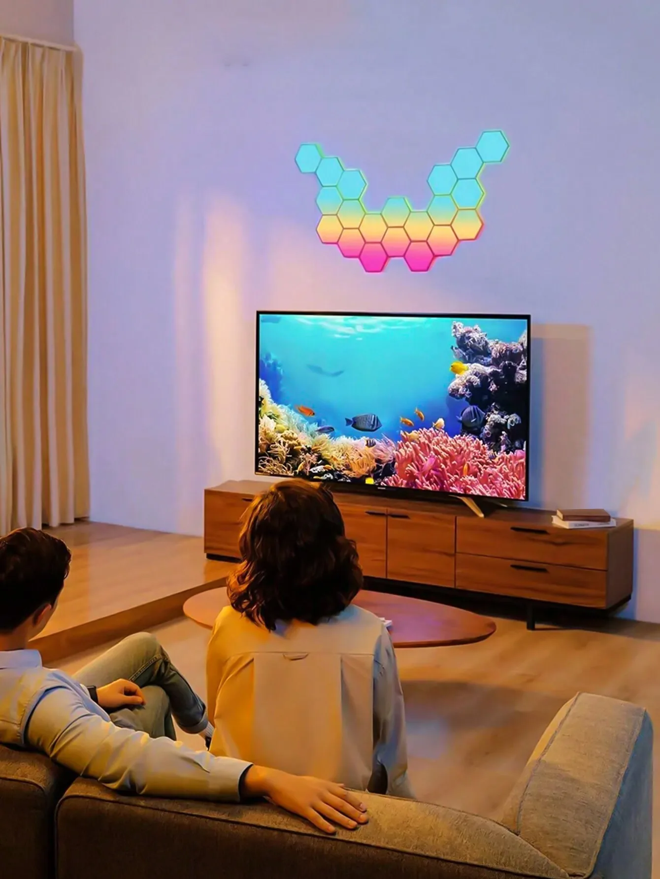 Smart Arrow LED Wall Light: Color-Changing, APP/Remote Control, DIY Shape for Gaming Room & Home Decor