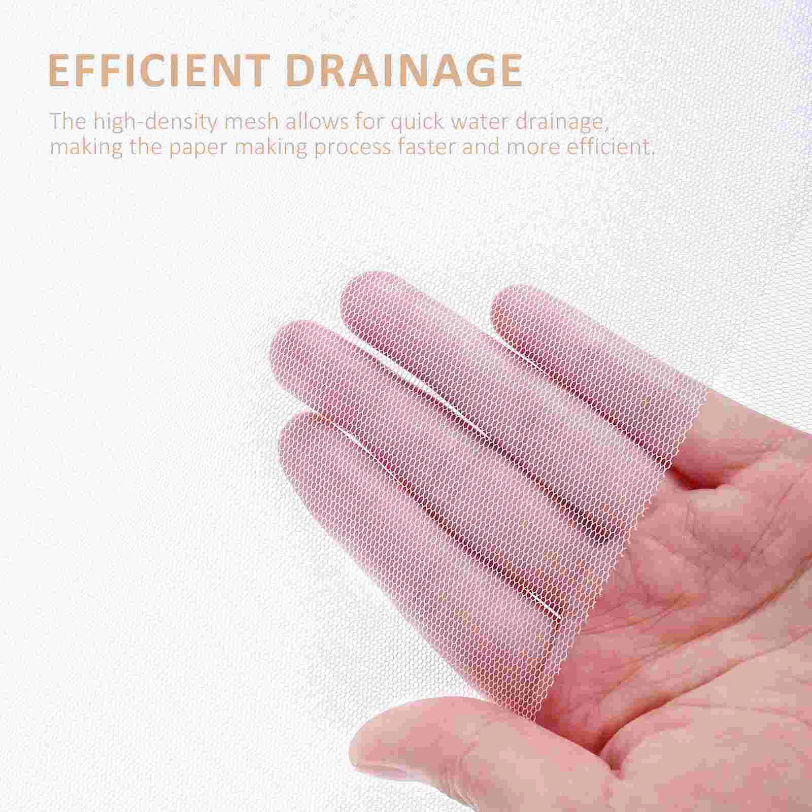 1 Set Paper Making Kit Paper Making Screen Deckle Mold with Mesh and Absorbent Paper Paper Making Craft Kit