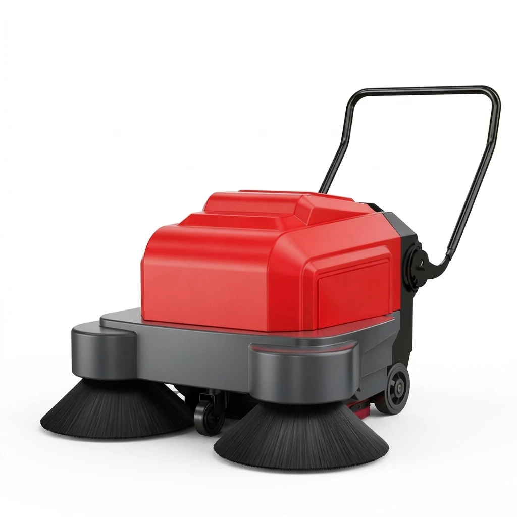 S3 New Handheld Self-Propelled Battery-Powered Road Floor Sweeper Broom Concrete Floor Cleaning Machine Electric