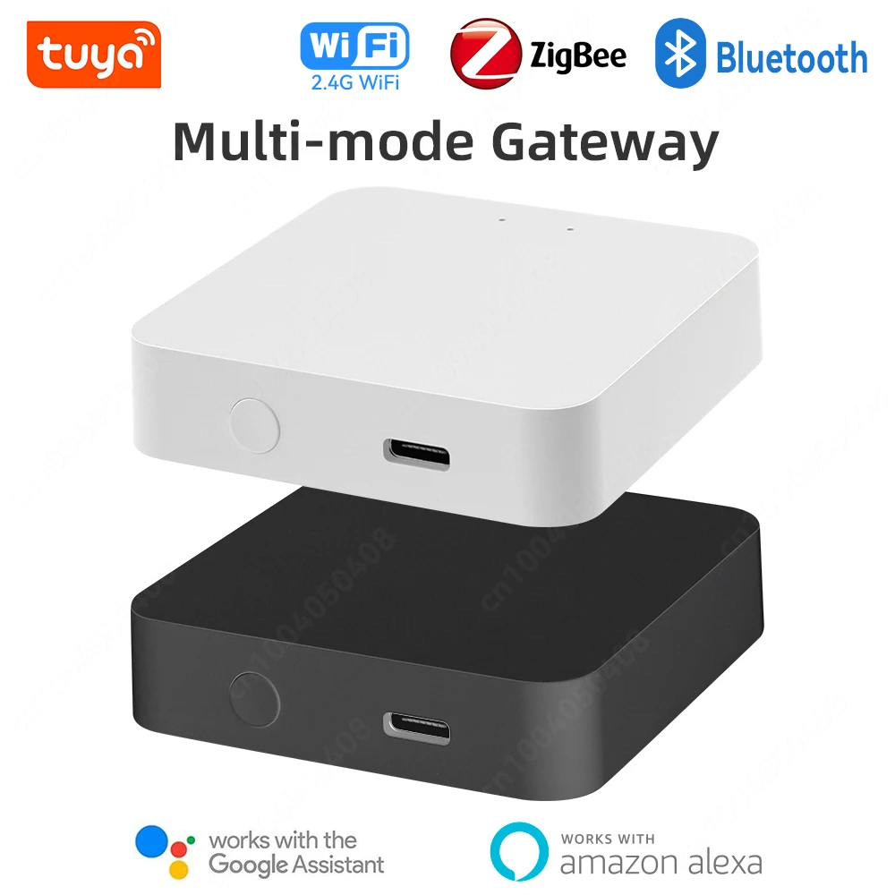 

Шлюз Tuya для умного дома, многорежимный хаб Zigbee 3,0, Bluetooth для Wi-Fi, беспроводной мост, сетка Smart Life, работает с Alexa Google