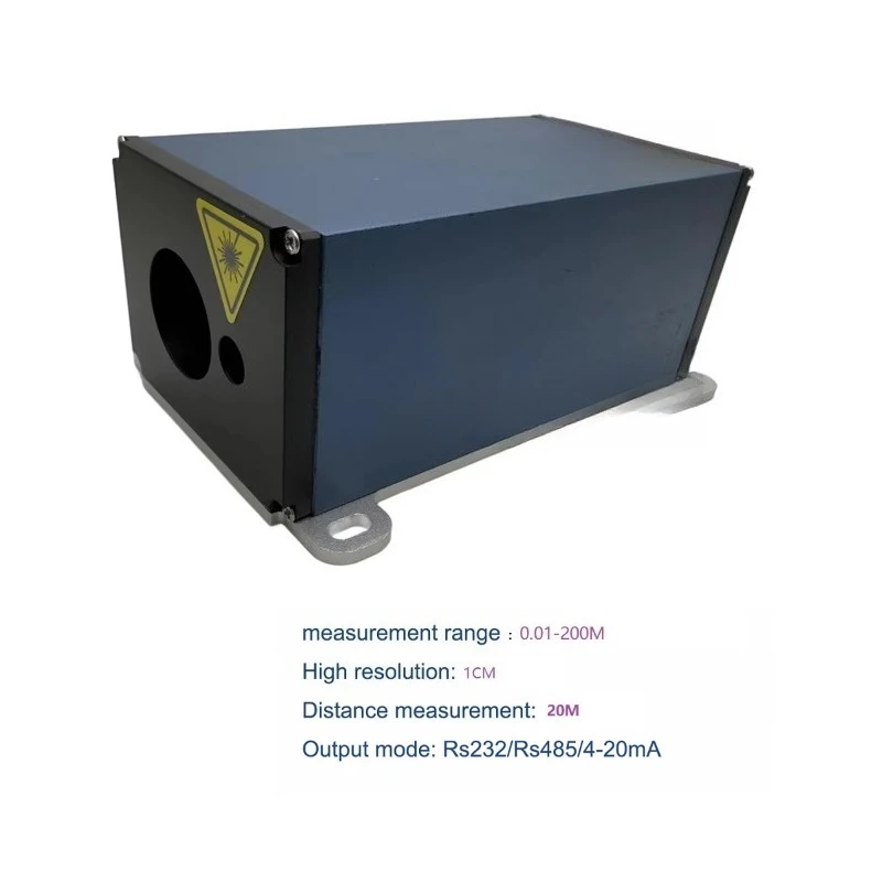 Automobiles Distance Measurement 100-200m Human Eye Safe and High Sampling Rate RS232  Distance Meter