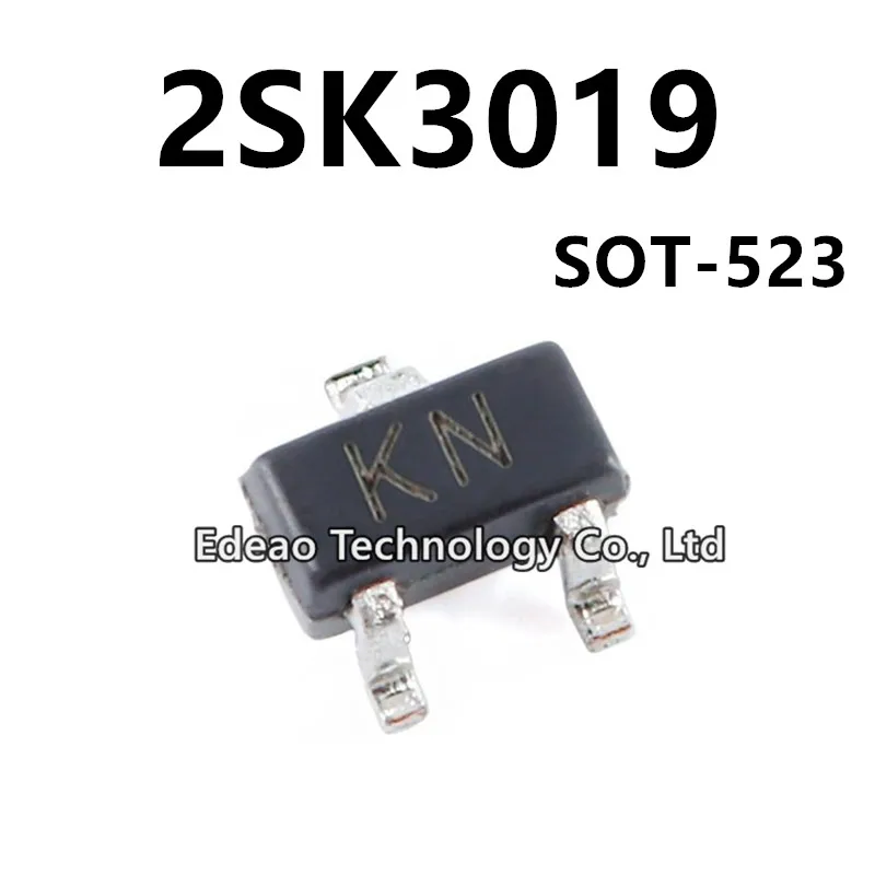 100~500Pcs/lot NEW 2SK3019TL 2SK3019 L2SK3019LT1G SOT-523 Marking: KN MOSFET N-CH 30V 100mA