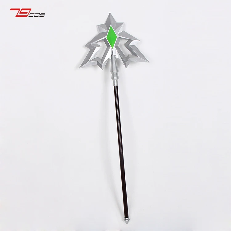 Game Tales of Destiny 2 Eulalie Staff Cosplay Props Accessories Replica of Weapons for Halloween Christmas Fancy Party