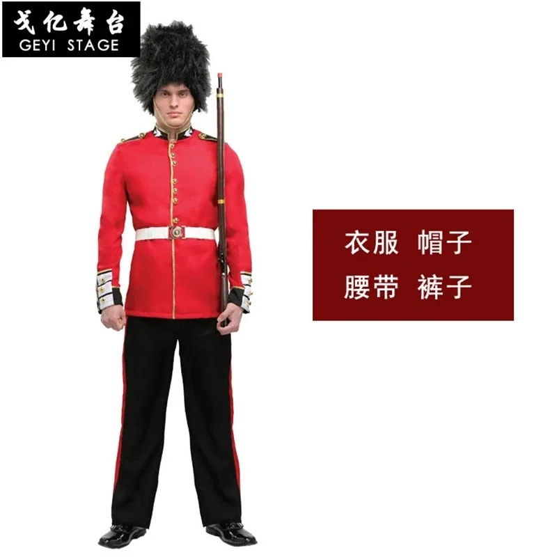 

2025 Halloween For Children British Royal Guard Boys Cosplay Costume American soldier uniform Party Performance