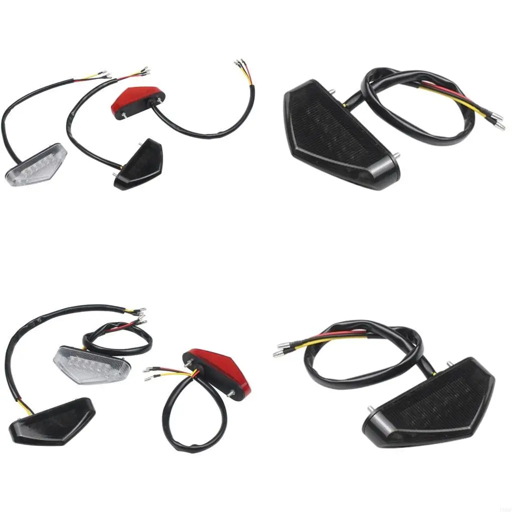 Customizable Motorcycle Light Multiple Color Option ABS Housing 12V System New
