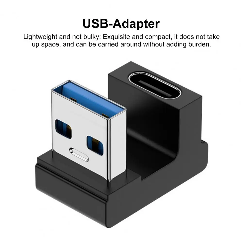 Usb Adapter for U Disk Usb3.1 Adapter for Tablet Usb-a to Usb-c Adapter Cable 10gbps High-speed Data Transfer Otg for Computer