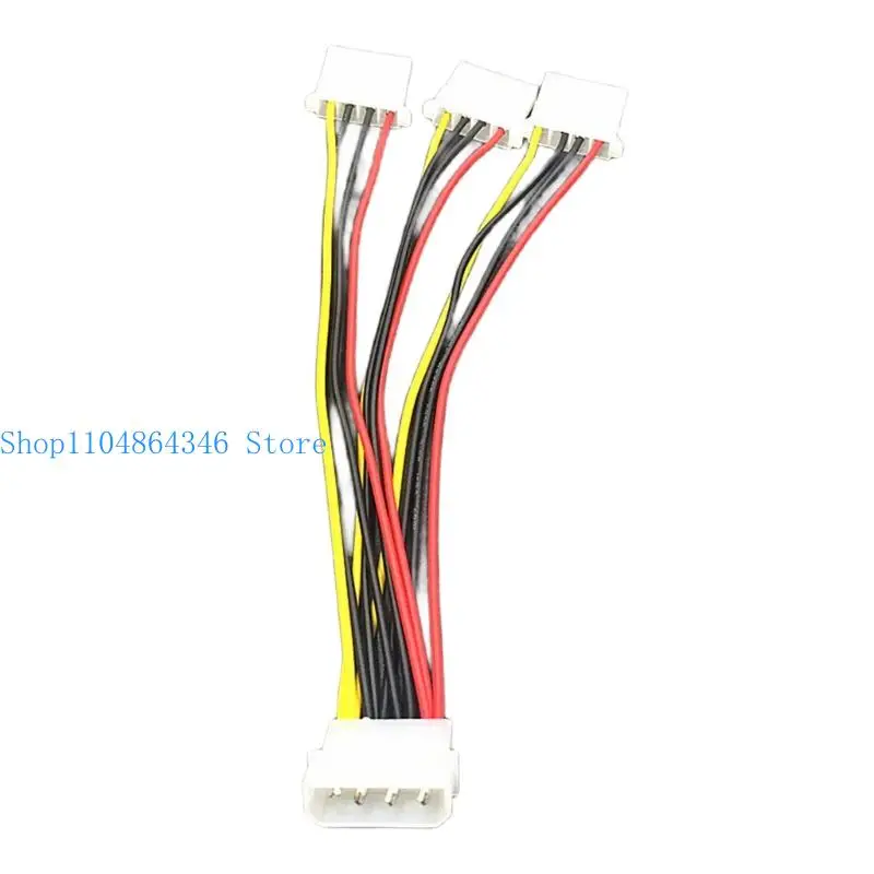 Conectores alimentación caja computadora 5Asd 1 a 3 Splitter Longitud extendida Cable 4PIN
