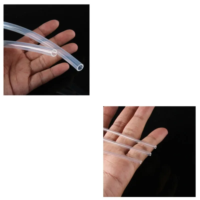 5-10M/roll Food Grade Transparent Silicone Hose ID 0.3 0.4 0.5 0.6 0.8 1 2 3 4 5 6mm Flexible Nontoxic Silicone Capillary Tube