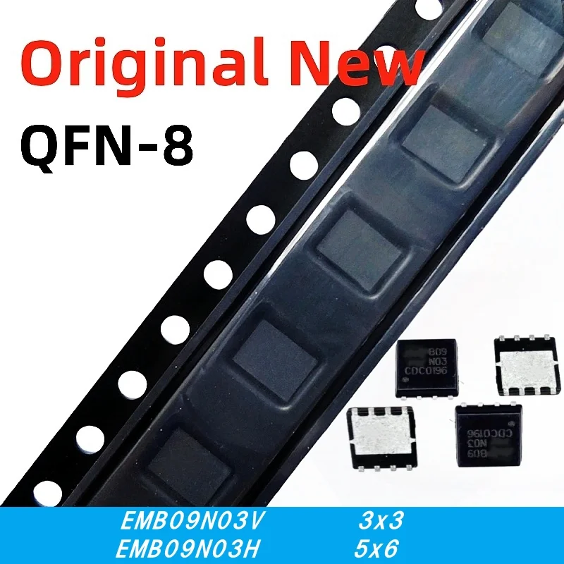 

10pcs 100% New EMB09N03H EMB09N03V B09N03H B09N03V EMB09N03 B09N03 QFN-8 Chipset