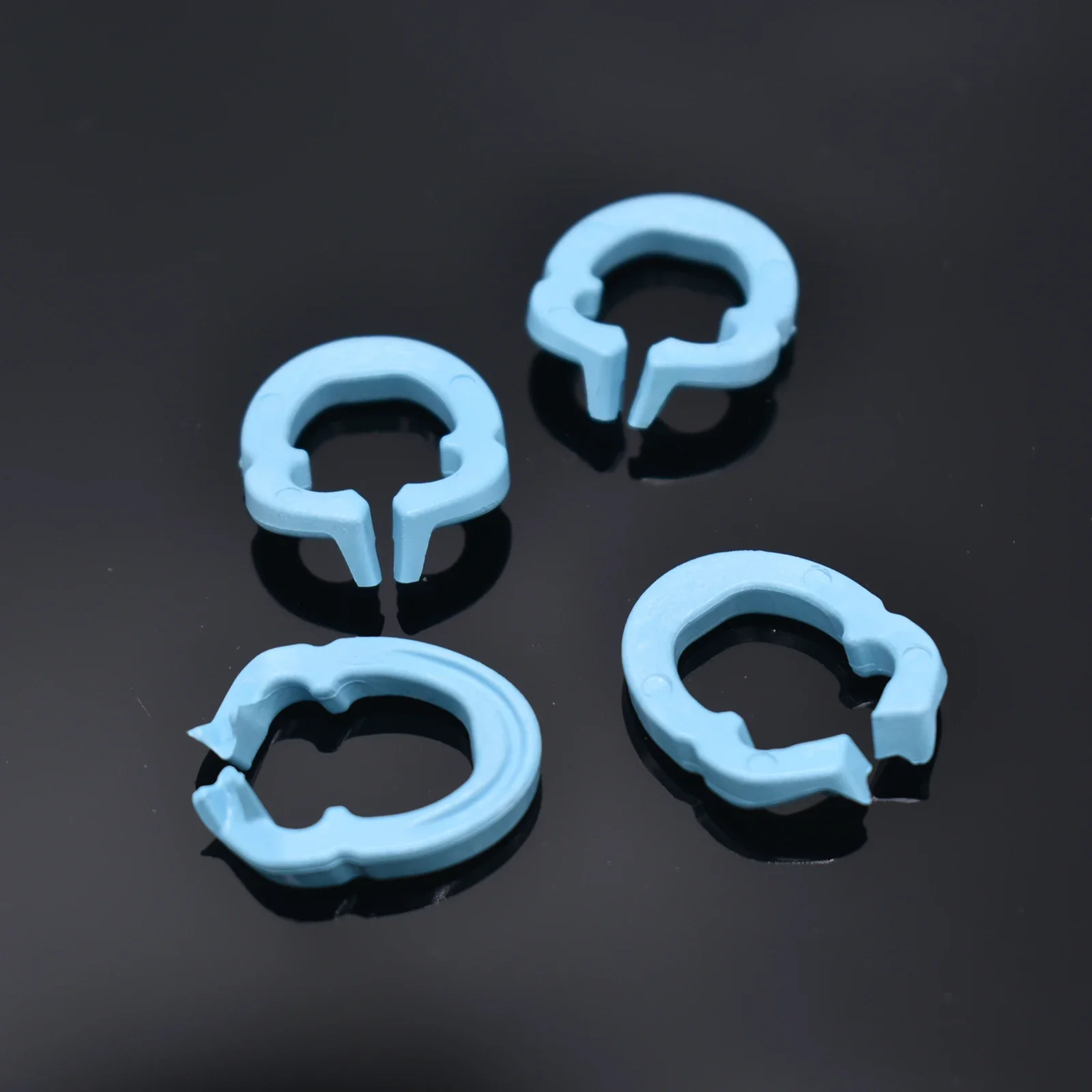 Dental Resin Clamping Ring Separator 4Pcs Autoclavable Sectional Matrix Holder Metal Contoured Fixed Restorations Filling