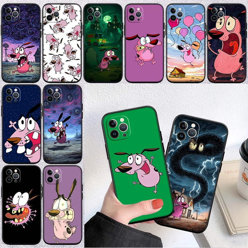 Étui de téléphone haut de gamme RP11 C-Courage C-Cowardly D-Dog pour Redmi Note 13 14 Pro+ Plus A3 A3X 13X 13C 13R 14S 14C 14R
