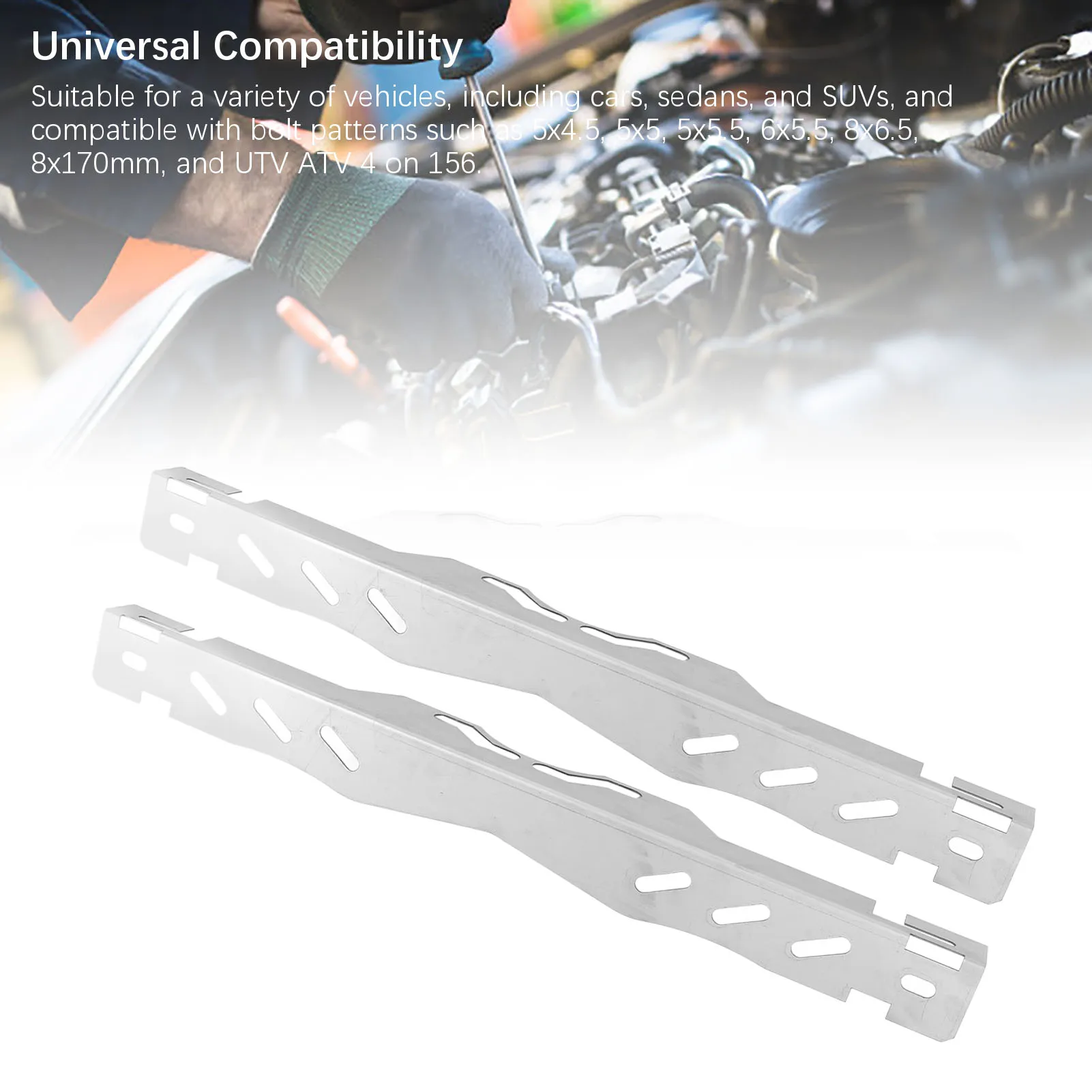 Stainless Steel Wheel Alignment Tool Plates Heavy Duty Toe Alignment Tool for Cars Sedans SUVs UTV ATV OEM Replacement Accurate view 4