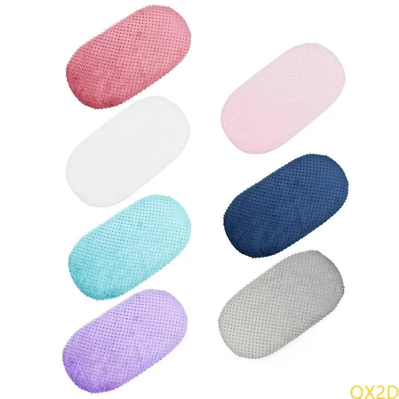 

QX2D Bassinet Sheet Minky Dot Soft Stretchy Craddle Sheets Fit for Bassinet Mat