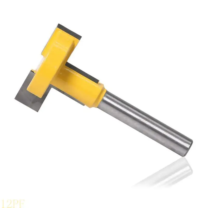 12PF 6mm Shank T-Slot T-Track Slotting Router Bit for Woodworking Cutter Tool