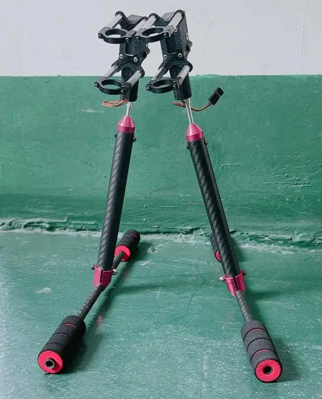 Foxtech PIVOT 170mm haute auto électrique rétractable train d'atterrissage ensemble de patins pour TL65B44 Multi-rotor Drones quadrirotor Hexacopter ​ ​