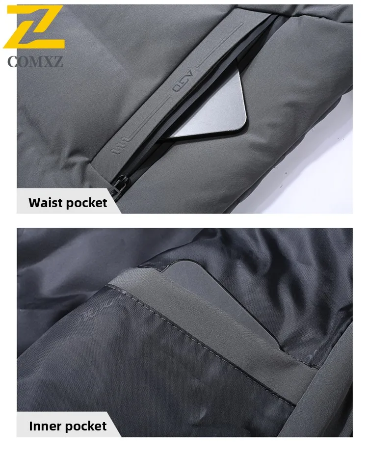 2025 جديد الرجال سترة قطن انفصال الفراء طوق مقاومة البرد الدافئة الدائمة طوق سترة قطن في الهواء الطلق الشارع سترة معطف