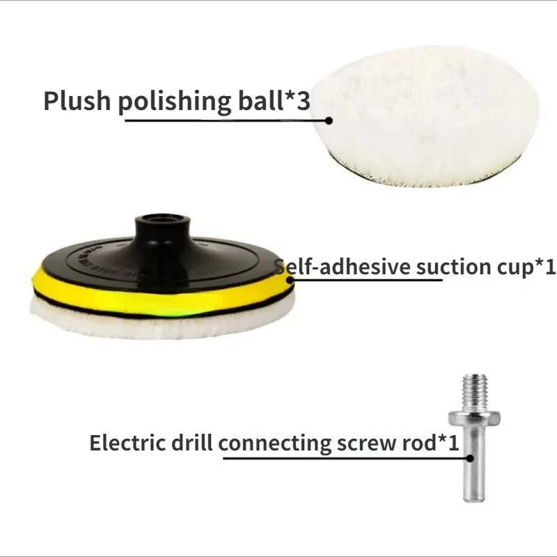 5 шт. набор для полировки автомобиля полировальная подушечка 3/4/5 дюймов автомобильная губка для вощения диск шерстяное колесо автомобильный гаджет