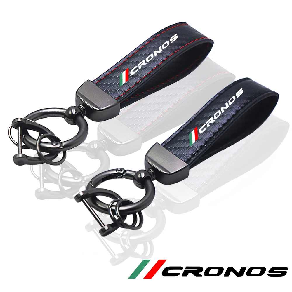 for Fiat cronos  hgt car Key chain Rings carbon fiber keychain car Accessories