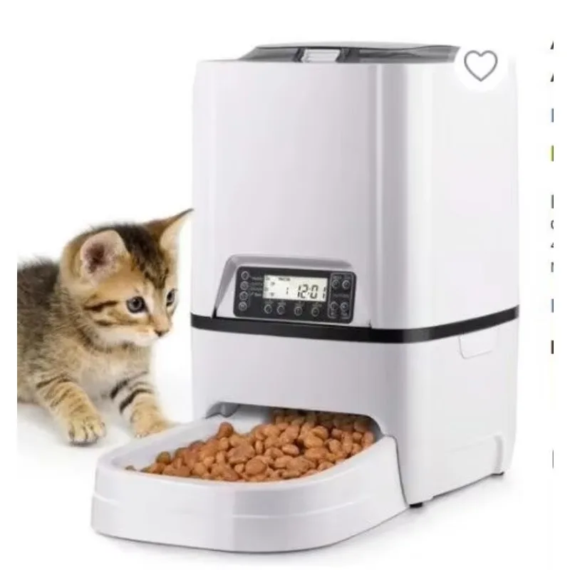 

STLF IPetDog New Style Automatic Cat Feeders 4.5L Portion Control Pet Feeder Wifi Smart Cat Feeder Dual Power Supply