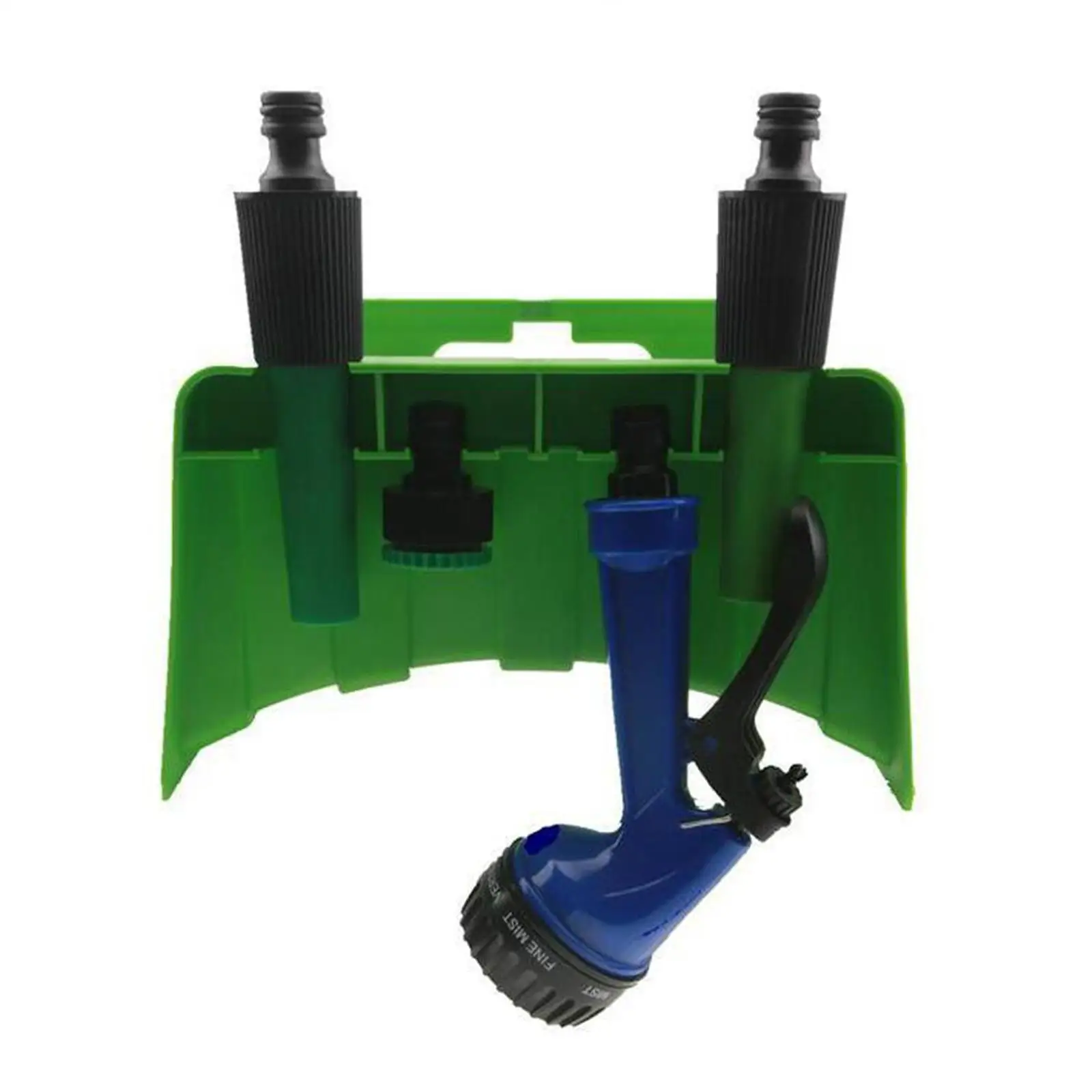 보관함이 있는 호스 릴 벽걸이형 정원 정리함 오렌지