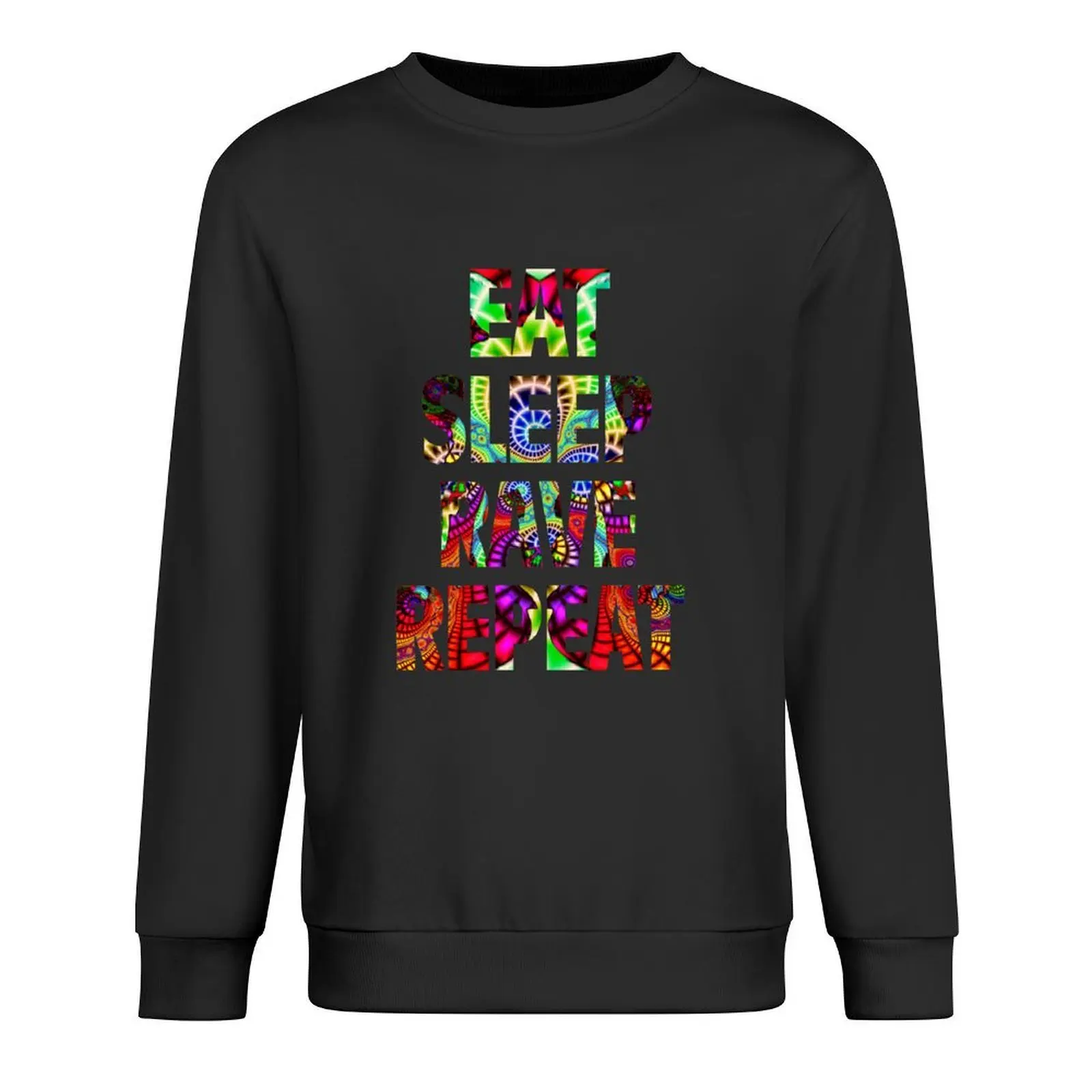 

Eat Sleep Rave Repeat Pullover clothes for men anime clothing fashion men tracksuit oversize sweatshirts