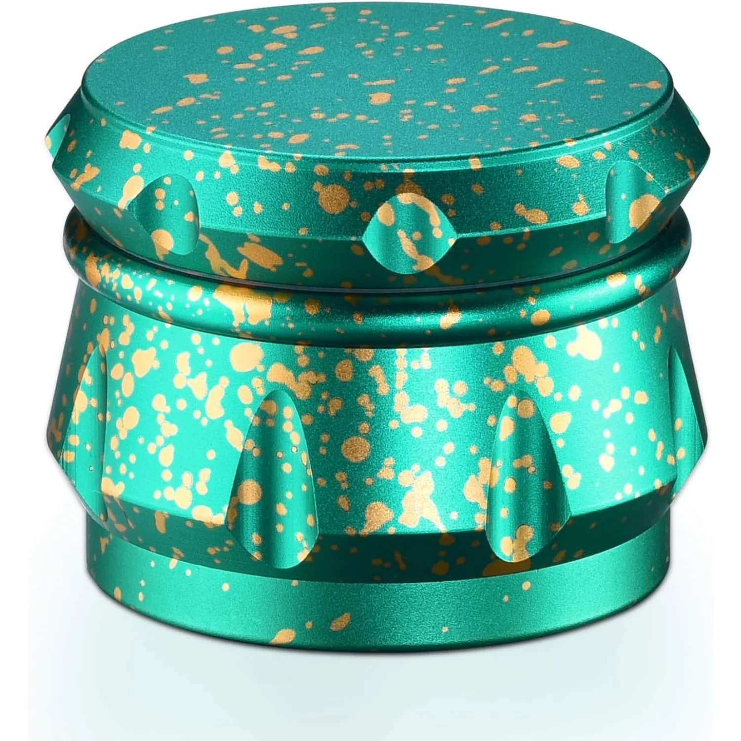 Splash Pattern Drum Metal Herb Grinder