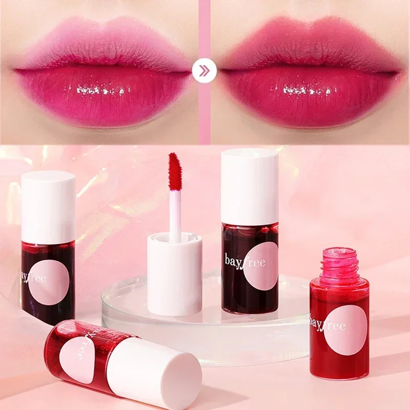 8 Colors Moisturizing Lip Gloss Jelly Non Sticky Cup Sexy Liquid Lipstick Cherry Red Pink Glitter Lip Tint Korean Lips Makeup