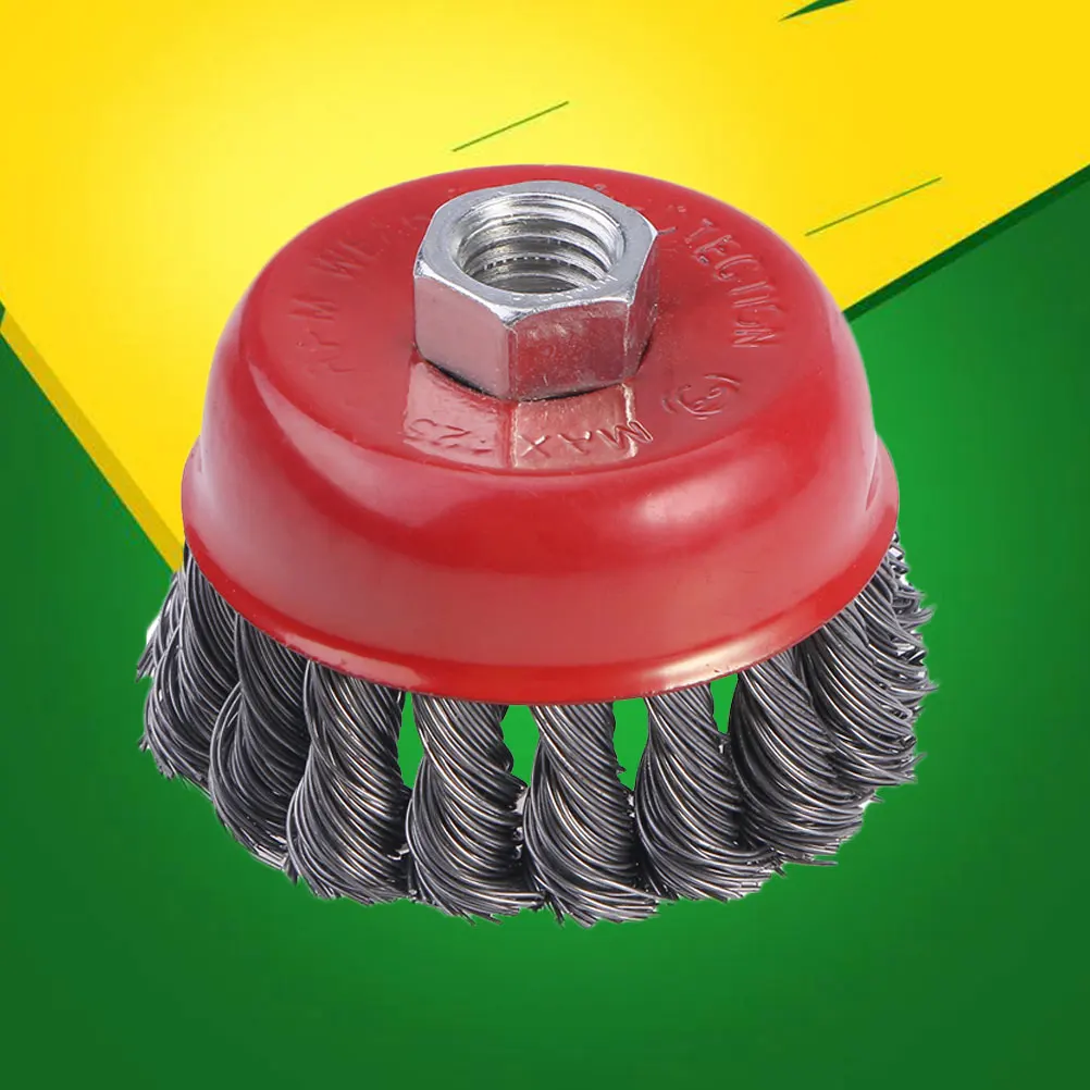 

High-Performance Banded Knotted Wire Brush For Grinders Heavy Duty Paint Rust Remover Conditioning Tool