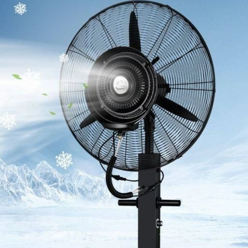 

Fan plus water cooling outdoor water cooling humidification atomization powerful commercial water mist electric fan floor fan
