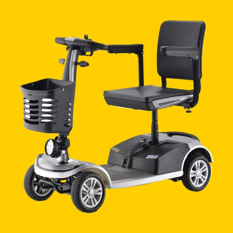 

Small motorcycle disability equipment 4 wheel Electric folding mobility scooter for rehabilitation